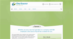 Desktop Screenshot of one-sourcepayroll.com